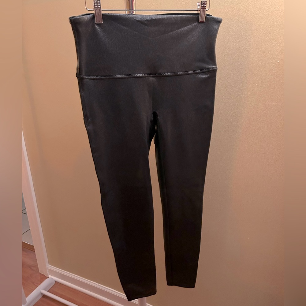 Spanx faux leather leggings